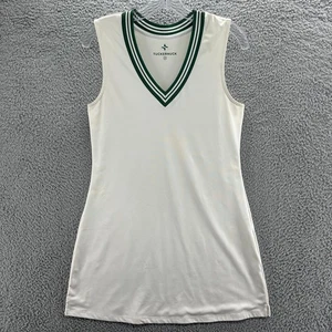 Tuckernuck Dress Womens Small S Cream Sleeveless Performance Tennis Sport Dress - Picture 1 of 10