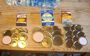 Ball Mason Jar Lids for Canning Misc Vintage Lots Regular Snap Big Mouth - Foto 1 di 8