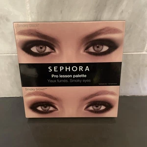 Sephora PRO Lesson Palette Lidschatten - Smoky Eyes Smoky Brown & Smoky Black Neu im Karton - Bild 1 von 6