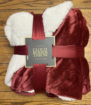 NORTHPOINT Cloud Berber Throw 50" x 60" NEW With Tags 100% Polyester - Image 1 of 3