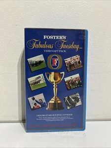 Fosters Beer VHS Movie Melbourne Cup Video 1896 - 1986 Historical Footage PAL AU - Picture 1 of 8