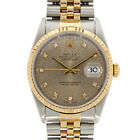 Rolex Oyster Perpetual Datejust Gents Champagne Diamond Set Jubilee Dial 16233
