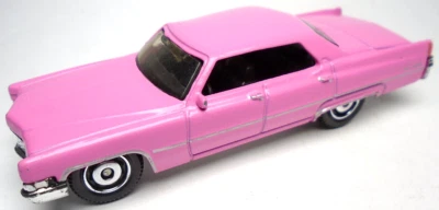Cadillac Sedán Deville 2010 Matchbox 1969 rosa 1:75 fundido a presión coche de 3" con llantas plateadas Foto 1 de 4