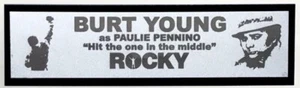 Burt Young Rocky Balboa Nameplate for signed poster photo glove - Picture 1 of 2