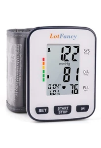 Monitor de presión arterial de muñeca LotFancy con estuche - Imagen 1 de 1