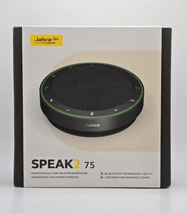 Jabra Speak2 75 MS Teams, Dark Grey Wireless Portable Speaker - 2775-109 - Picture 1 of 8