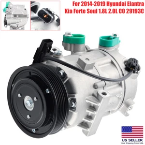 For 2014-2019 Hyundai Elantra Kia Forte Soul CO 29193C A/C Compressor W/ Clutch - Foto 1 di 12