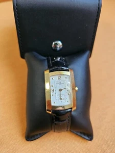 Baume & Mercier Hampton 750 Gold Damenuhr Neu Lederarmband - Bild 1 von 6