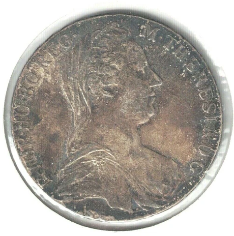 1780 AUSTRIA TALER STRUCK 1890 MARIA THERESIA HAFNER H50A SILVER COIN Cover