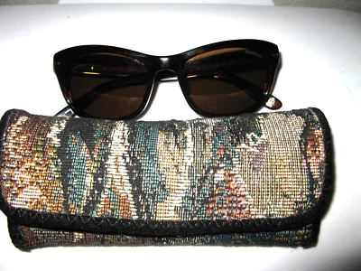 Gafas de sol Jennifer Lopez JL 51-18-135 marrón leopardo y cubierta de chequera usadas Foto 1 de 4