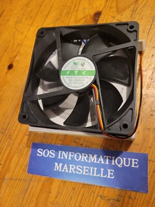 Ventilateur F.T.C. type FD12025 roulement à billes 12V 0.25A Model FD12025C1M - Photo 1/7