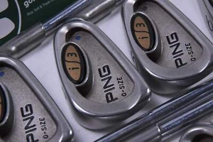 Ping i3 O-Size Irons / 3-PW+SW / Stiff Flex Cushin JZ Shafts - Picture 1 of 7