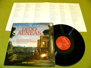 Purcell - Dido & Aeneas / Shirley-Quirk / 1970 "Philips ‎6500 131" STEREO LP EX - Picture 1 of 2