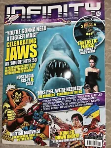 INFINITY MAGAZINE 80 NEW ISSUE DIANA RIGG THE AVENGERS JAWS AT 50 - Picture 1 of 4