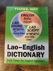 Lao-English English-Lao Dictionary (English and Lao Edition) VERY GOOD - Picture 1 of 2