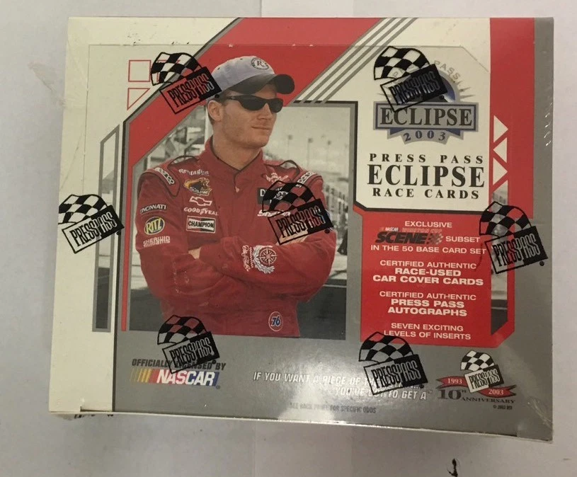 2003 Press Pass Pass Eclipse Racing Hobby Edition Box Factory Sealed 24 Pack - Image 1 of 4