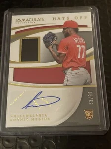 2021 Immaculate Adonis Medina Hats Off Auto /38 - Bild 1 von 2