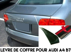 LIP SPOILER ALERON MALETERO PORTON TIPO para AUDI A4 B7 2004-2009 CABRIO SLINE S - Bild 1 von 5
