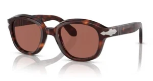 Persol 0PO0060S 24/H2 Havana/Brown Soft Square 52mm Women's Sunglasses - Picture 1 of 7