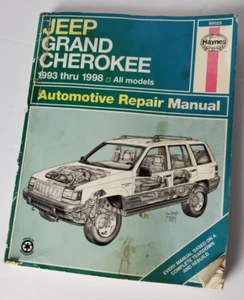 Jeep Grand Cherokee 1993 thru 1998 All Models Haynes Auto Repair Manual 50025 - Picture 1 of 5