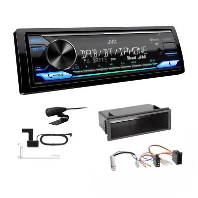 JVC Digital 1-DIN Autoradio DAB+ Bluetooth für Volkswagen VW Polo 9N ISO - Bild 1 von 4