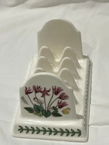 Portmeirion Botanic Garden Toast Rack, 5-slice, Cyclamen and Daisy design - Picture 1 of 6