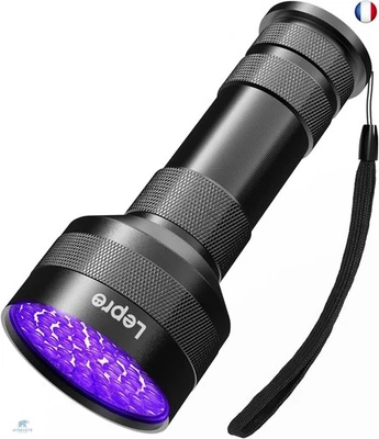 Lepro Lampe Torche UV, Lampe UV avec 51 LEDs Ultra-Violet, 395 nm Lumière Noire  - Photo 1/4