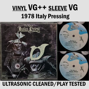 Judas Priest The BEst Of LP Gull 1978 VG++ Vinyl Italy Import Pressing #23k - Picture 1 of 17