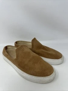 Jenni Kayne Suede Slider Slip-On Sneaker Honey Tan Size 38 - Picture 1 of 6