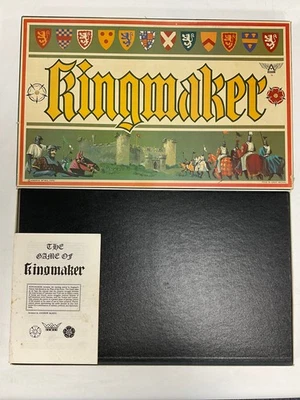 Kingmaker Board Game Vintage Strategy Game Set Complete Historical - Image 1 of 4