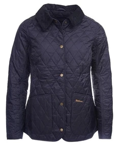 Womens Barbour Lightweight Annandale Blue Quilted Jacket Size US 14 UK 18 NWOT - Picture 1 of 9