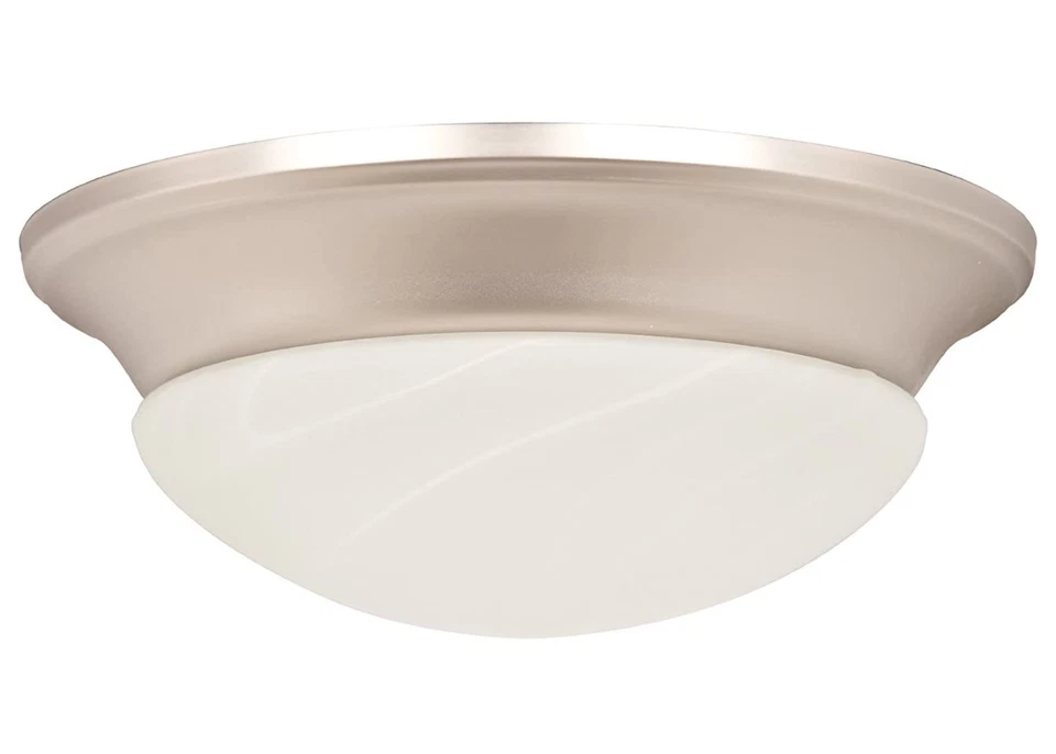 Concord Fans 2-Light 13W Frosted Twist-On Glass Fan Light Kit  Y-262A-S-SN - Image 1 of 1