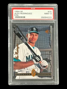 ALEX RODRIGUEZ 1994 SP Foil [#15] Seattle Mariners - PSA MINT 9 - Picture 1 of 3