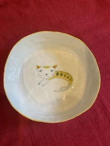 "Cuenco de porcelana para gatito pintado a mano Middle Kingdom MK Bo Jia 5"" hecho a mano, numerado" - Imagen 1 de 8