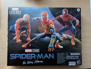 Marvel Legends Spider-Man No Way Home paquete de tres figuras Tom H Andrew G Toby M - Imagen 1 de 4