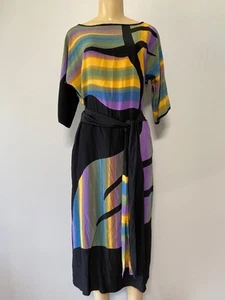 VESTIDO NEGRO SEDA MUJER SIN MARCA TALLA M - Imagen 1 de 11