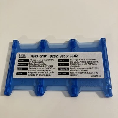 Genuine OEM Olympus XD Picture Card 6 Card Holder Blue - Image 1 of 2