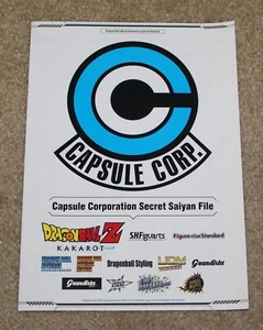 SDCC CAPSULE CORP. DRAGONBALL Z PROMO MAGAZINE - Picture 1 of 2