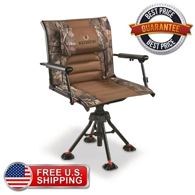 Asiento giratorio giratorio portátil de caza al aire libre silla ciega camuflaje ciervo caza juego    Foto 1 de 4