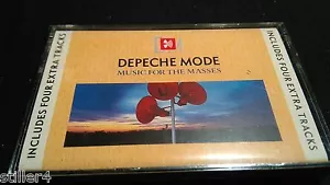 DEPECHE MODE Music For The Masses *INCLUDES 4 EXTRA TRACKS*MC TAPE*MINT* - Foto 1 di 2