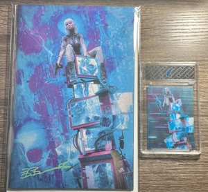 Worldtr33 #1 Barends Exclusive SIGNED Virgin Variant W/ GRADED CARD TYNION NYCC - Picture 1 of 9
