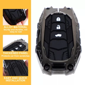 For Toyota For Land Cruiser 2024-2025 Black Key Case Bag Remote Key Fob Cover AT - Picture 1 of 8