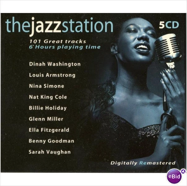 The Jazz Station: 101 Great Tracks (BOXSET) (5-Audio CD's - 2010) - Import  - Image 1 of 1