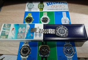 1970 SICURA By BREITLING JUMBO CUSCINO 43mm DATA EB 8021 21J DOCUMENTI REVISIONATO - Foto 1 di 14