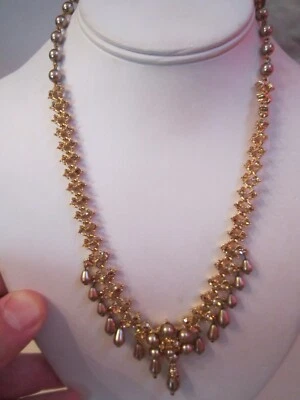 VINTAGE GRAZIANO CRYSTAL ENCRUSTED NECKLACE - RUNWAY NECKLACE 1980'S OFC-11 - Image 1 of 3