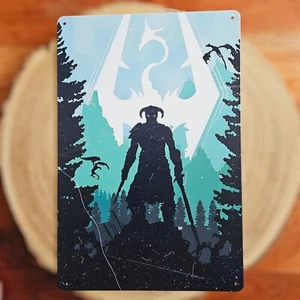 🍀 Blechschild Metallschild Gaming The Elder Scrolls Skyrim Tin Sign - Bild 1 von 2