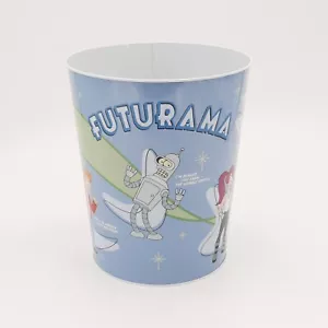 Rix Futurama Blech Mülleimer Papierkorb Vintage 2002 Fry Bender Leela Zoidberg Vintage - Bild 1 von 22
