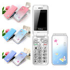 Unlocked Flip Phone 2.4in HD Dual SIM Card GSM Mobile phone Butterfly Girl Women