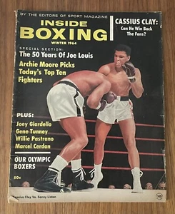 Inside Boxing Magazine (Winter 1964) Cassius Clay vs Sonny Liston - Picture 1 of 3
