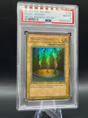Vintage Yugioh Heavy Faded 🪄 Magic Jammer MRD-128 Metal Raiders-1st Edition - Image 1 of 4